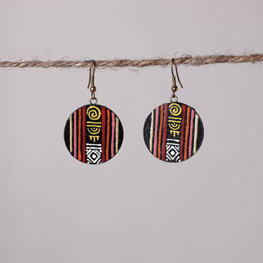 miniature handpainted earrings