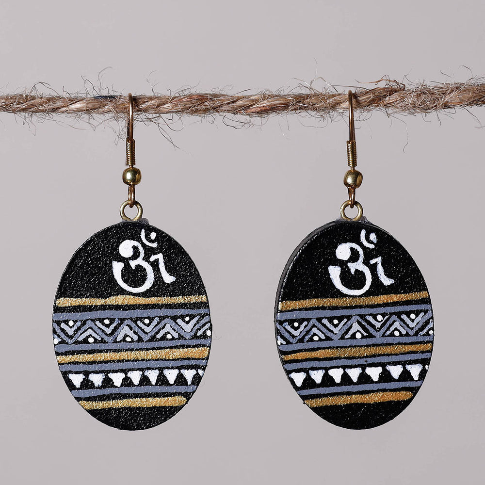 miniature handpainted earrings