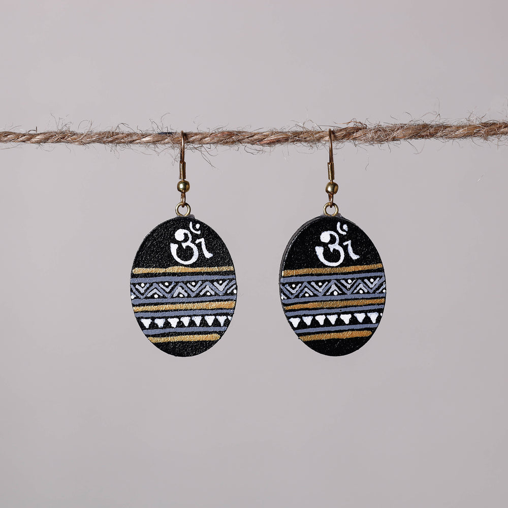 miniature handpainted earrings