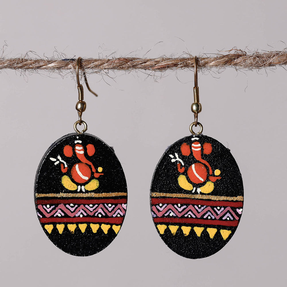 miniature handpainted earrings