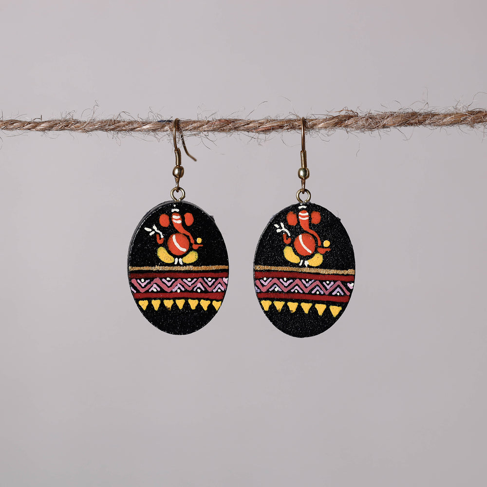 miniature handpainted earrings