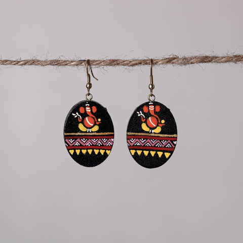 miniature handpainted earrings