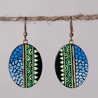 miniature handpainted earrings