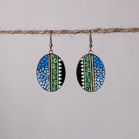 miniature handpainted earrings