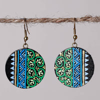 miniature handpainted earrings