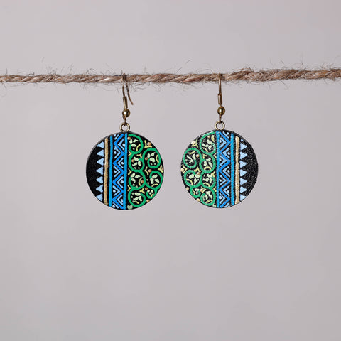 miniature handpainted earrings