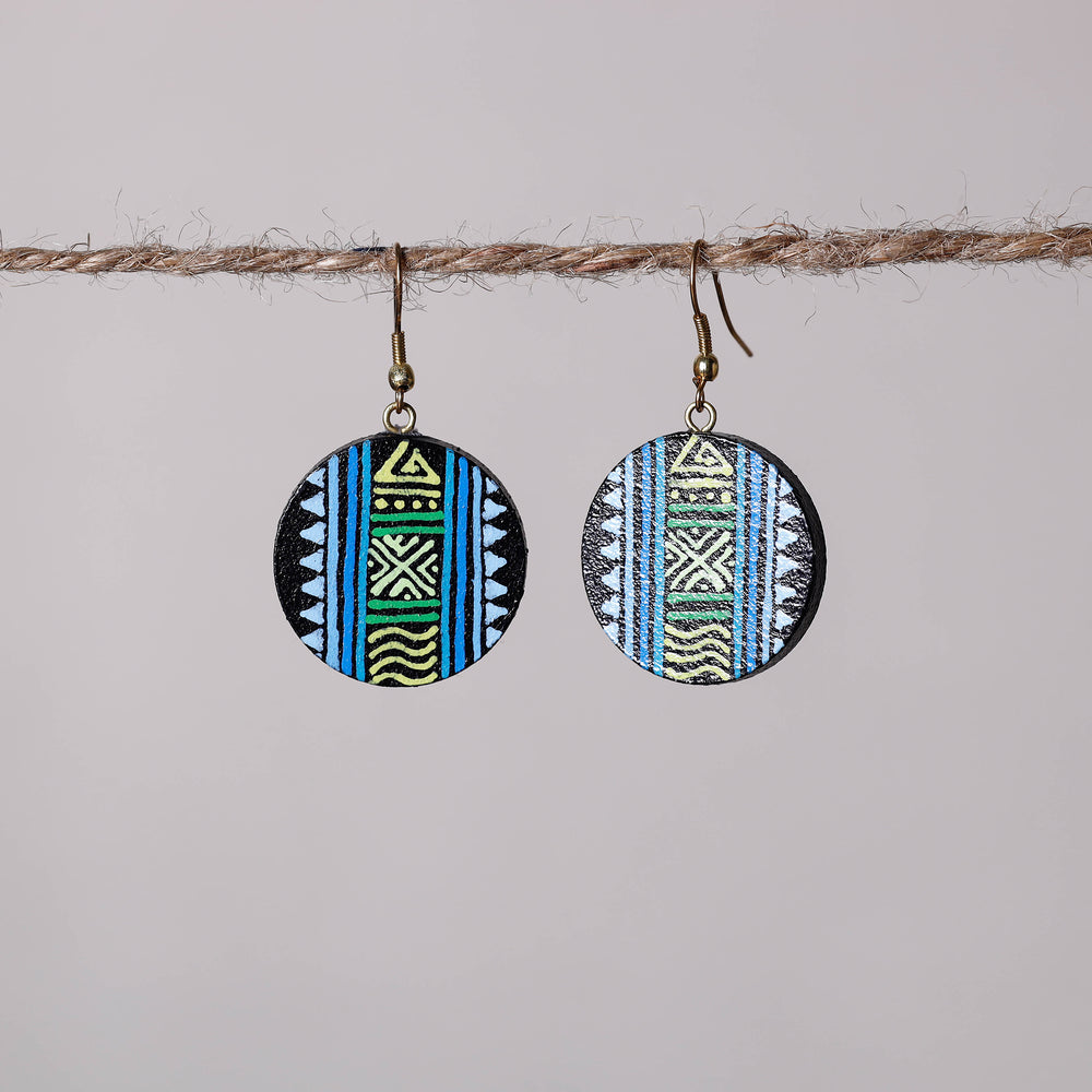 miniature handpainted earrings