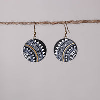 miniature handpainted earrings