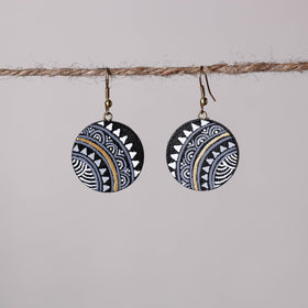 miniature handpainted earrings