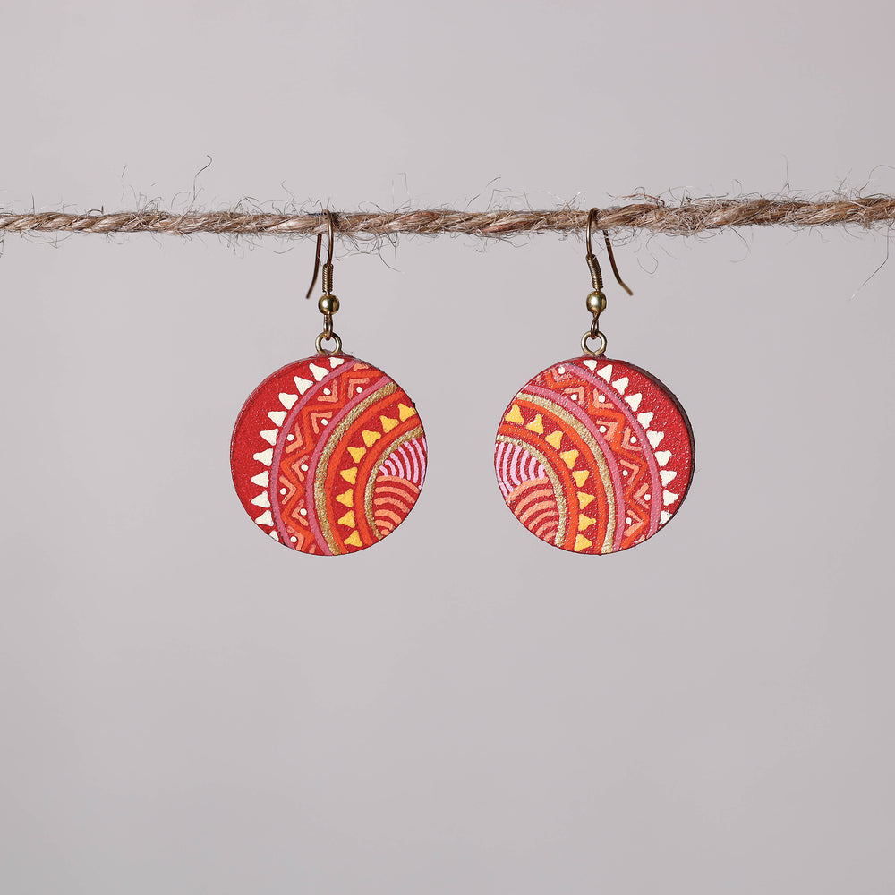 miniature handpainted earrings