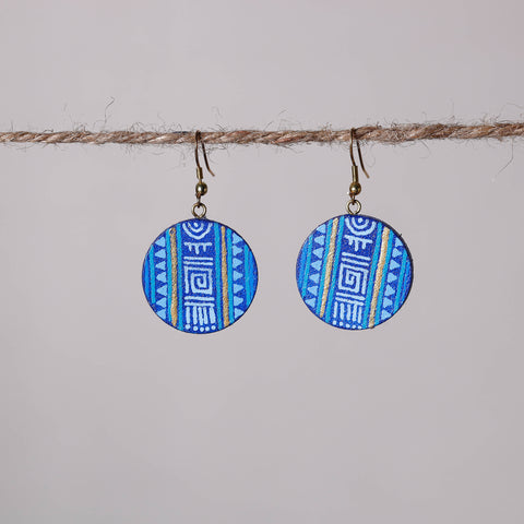 miniature handpainted earrings