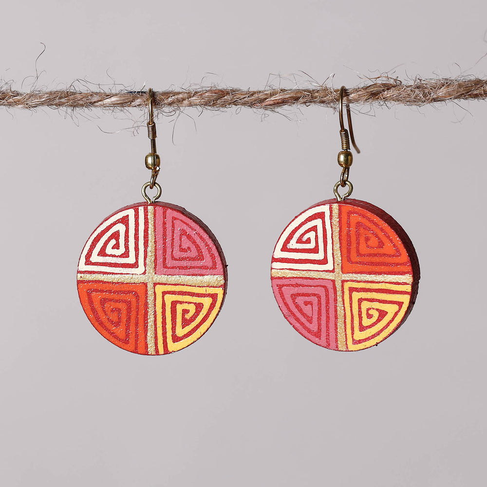 miniature handpainted earrings