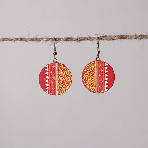 miniature handpainted earrings