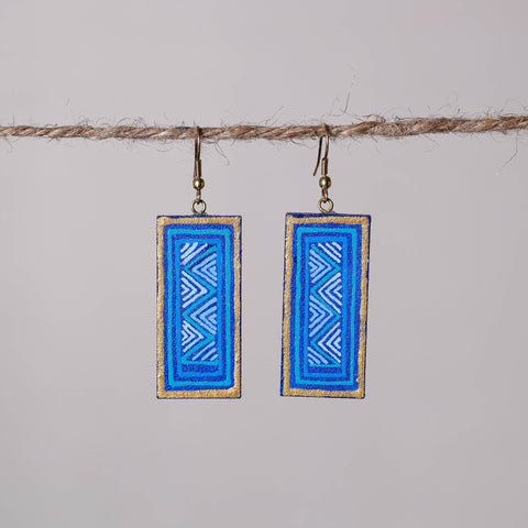 miniature handpainted earrings