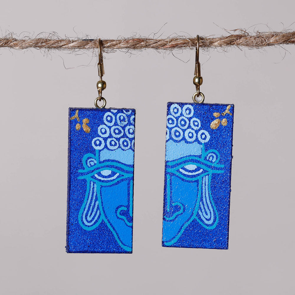 miniature handpainted earrings