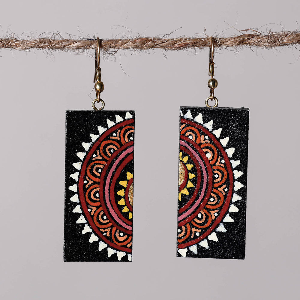 miniature handpainted earrings