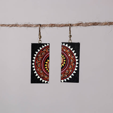 miniature handpainted earrings