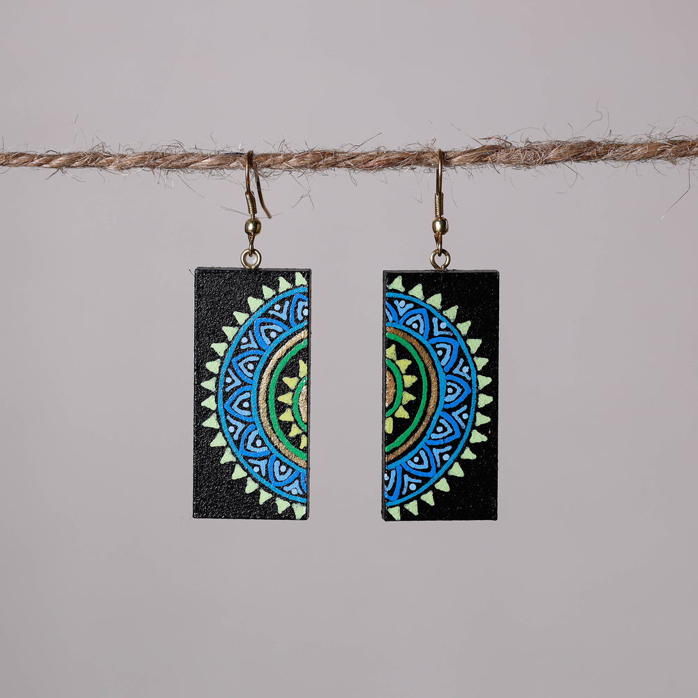 miniature handpainted earrings