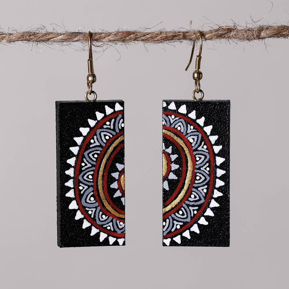 miniature handpainted earrings