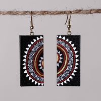 miniature handpainted earrings