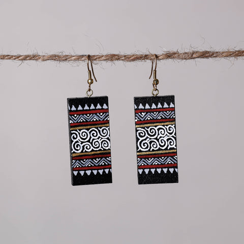 miniature handpainted earrings