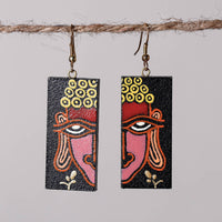 miniature handpainted earrings