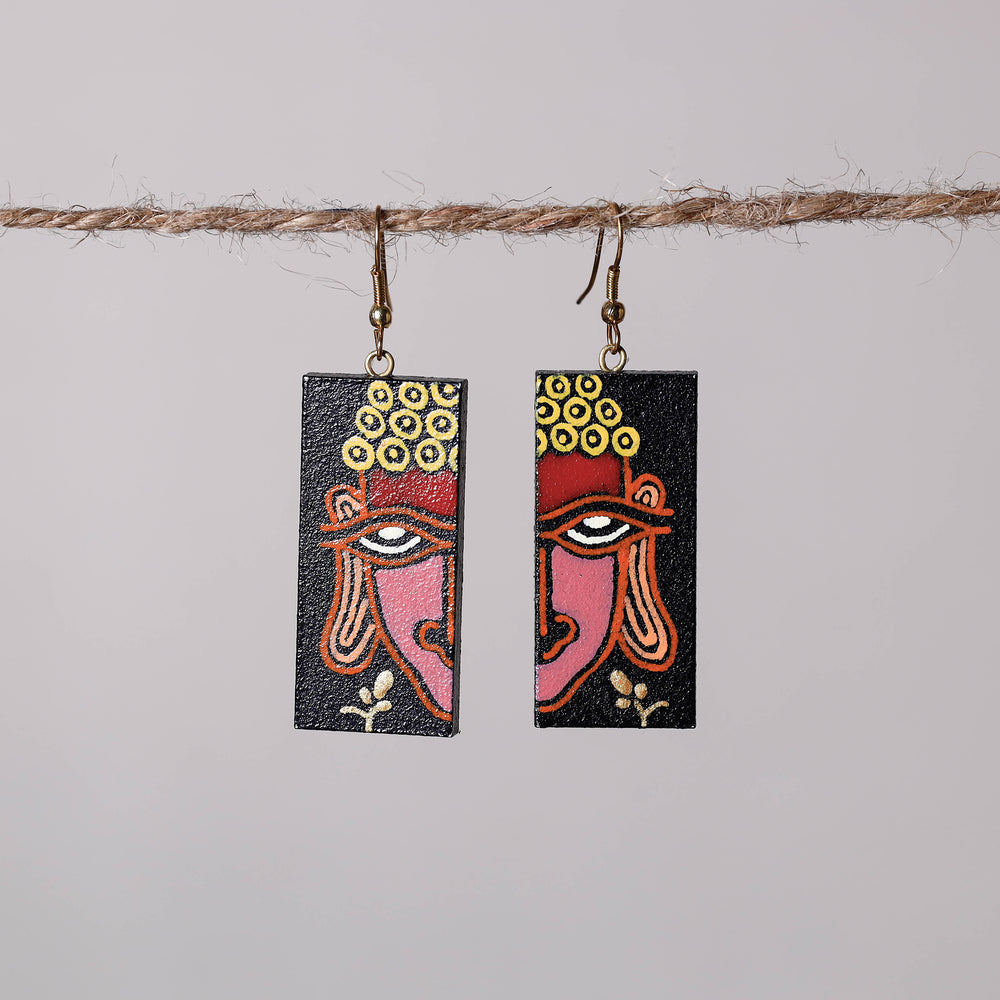 miniature handpainted earrings