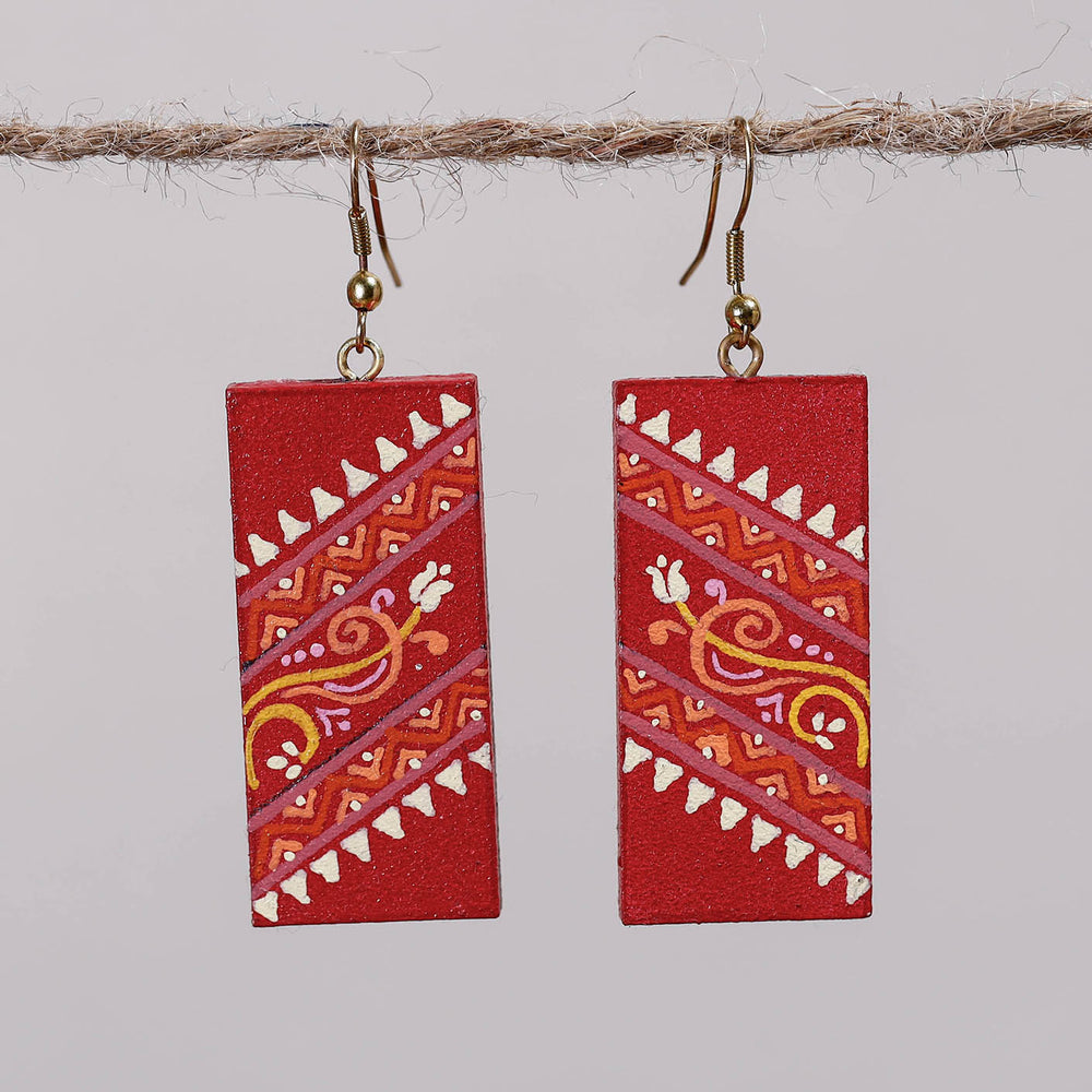 miniature handpainted earrings