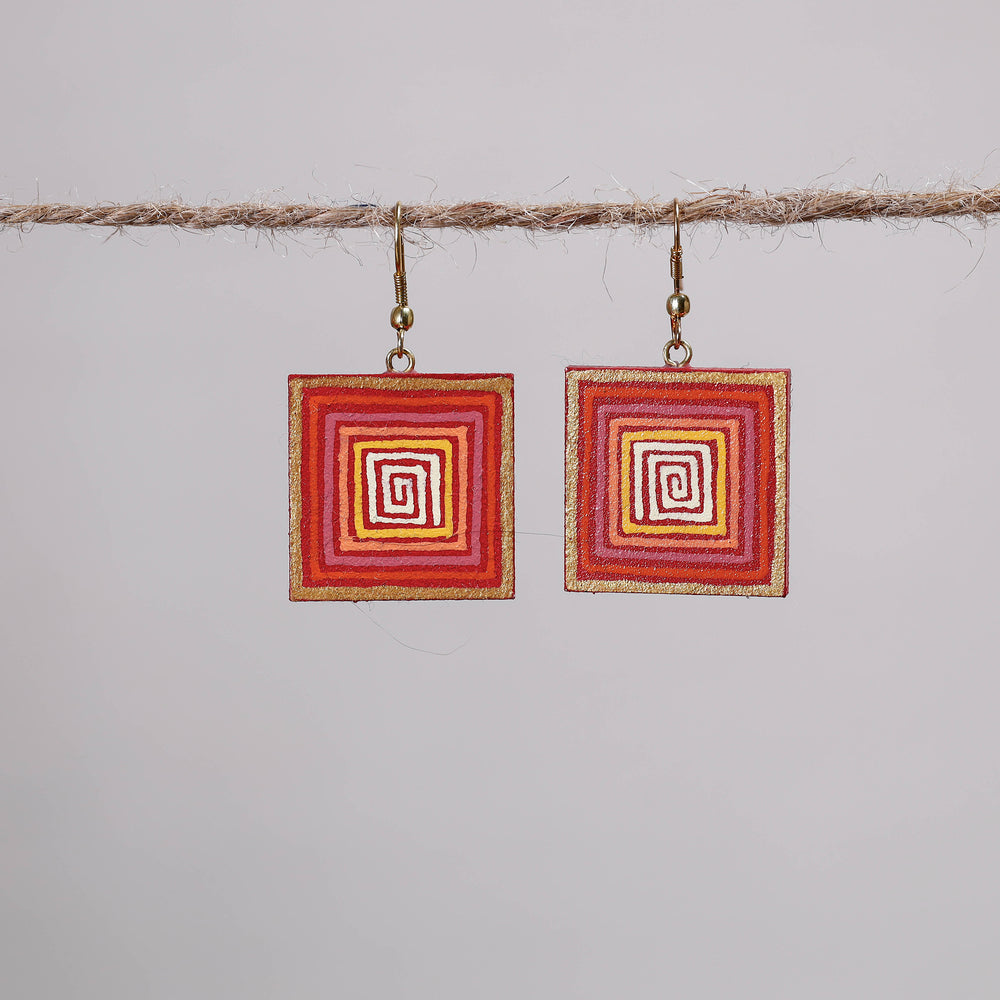 miniature handpainted earrings