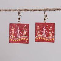 miniature handpainted earrings