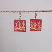 miniature handpainted earrings