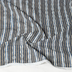  Indigo Block Printed Tagai Work Cotton Stole Online at iTokri.com