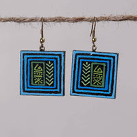 miniature handpainted earrings