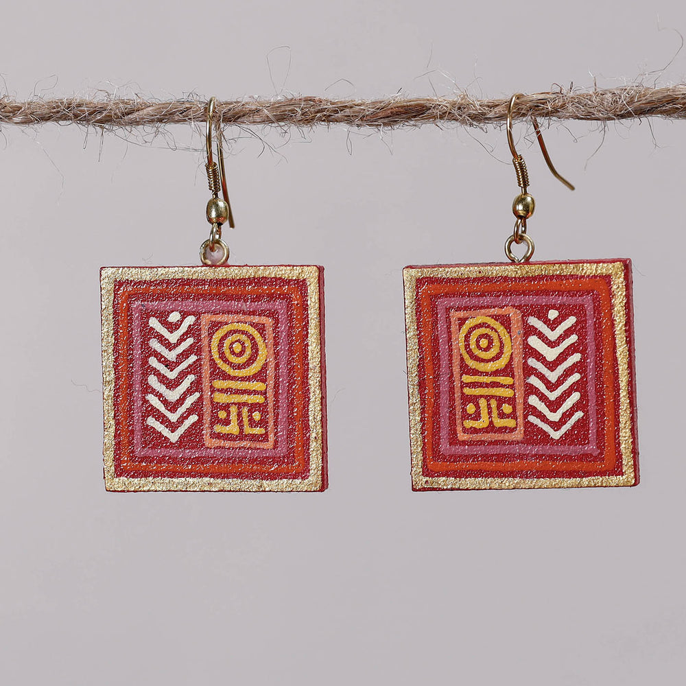 miniature handpainted earrings