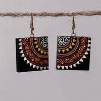 miniature handpainted earrings