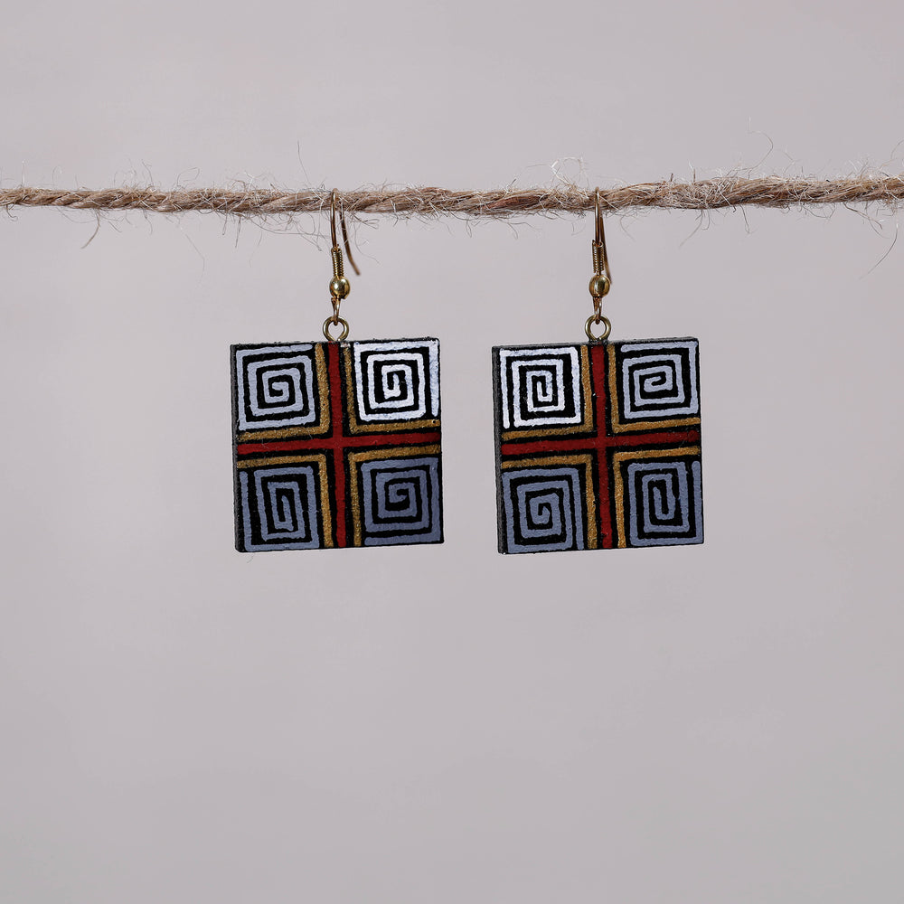 miniature handpainted earrings