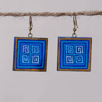 miniature handpainted earrings