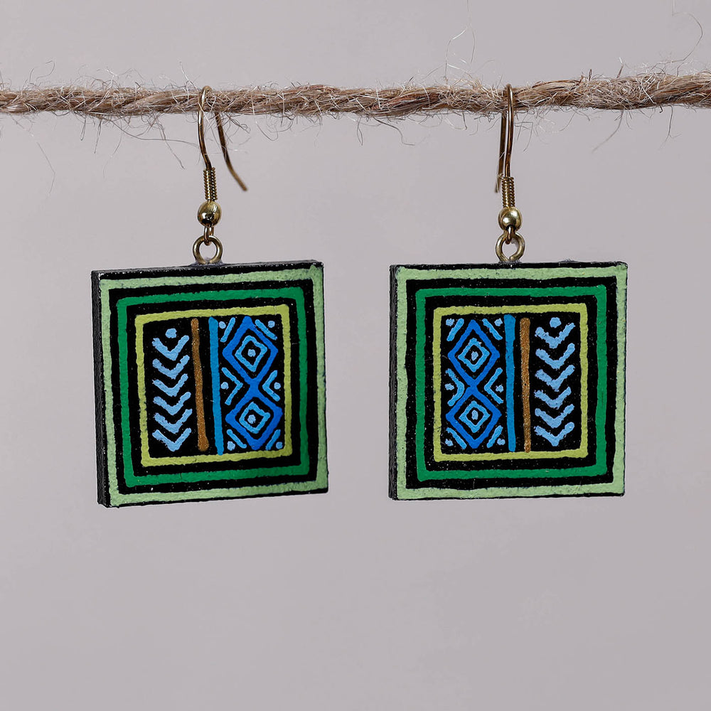 miniature handpainted earrings