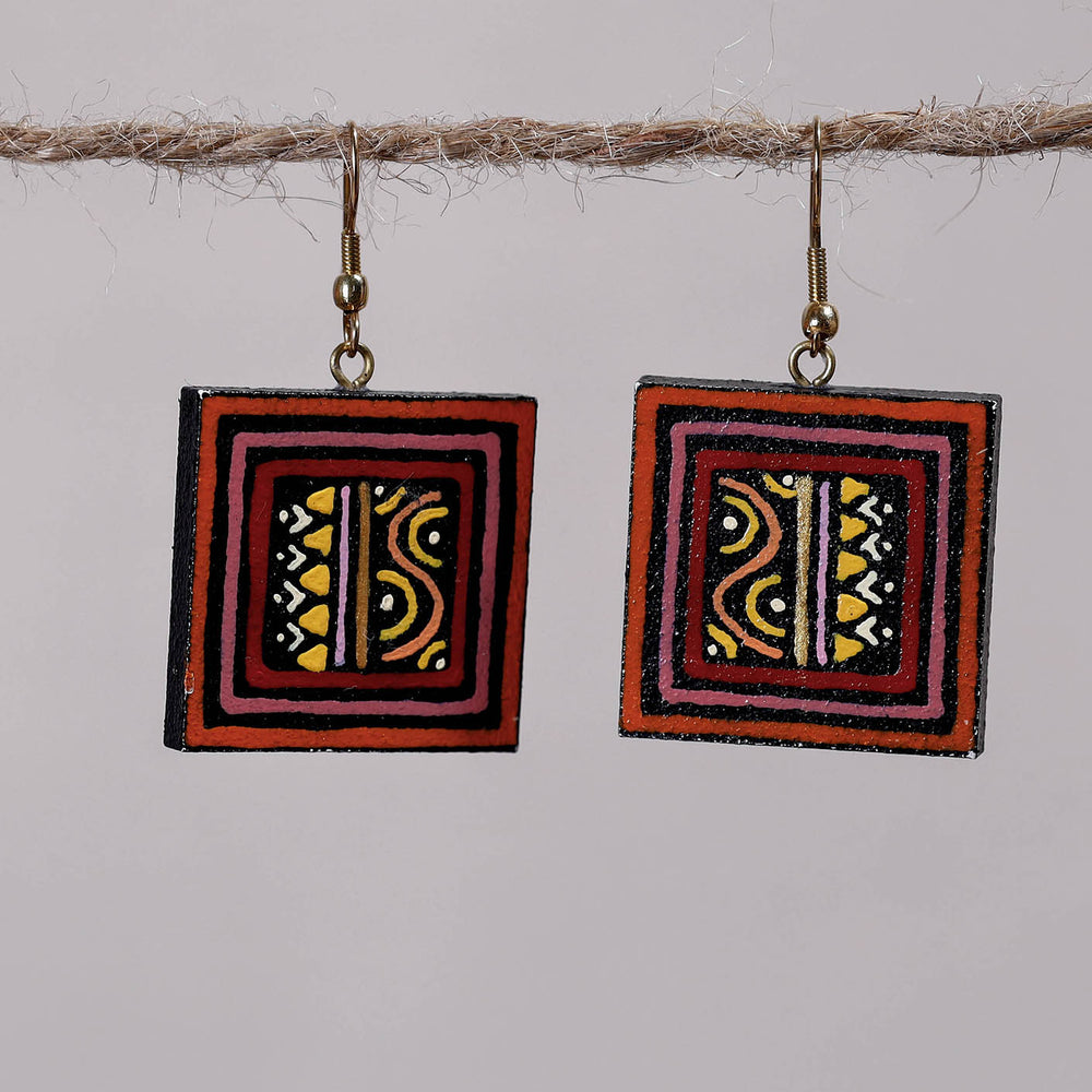 miniature handpainted earrings