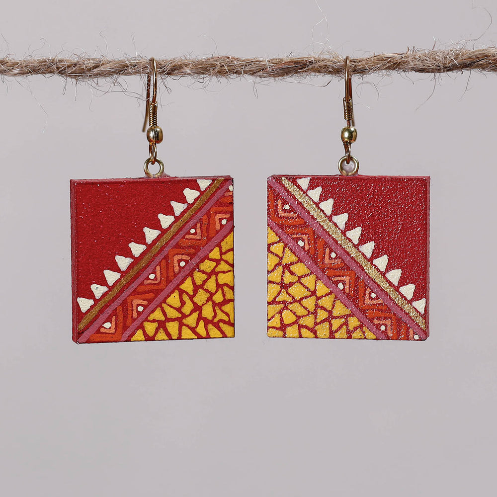 miniature handpainted earrings