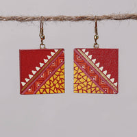 miniature handpainted earrings