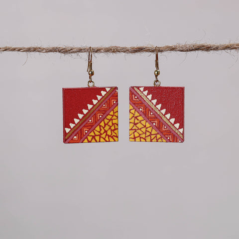 miniature handpainted earrings