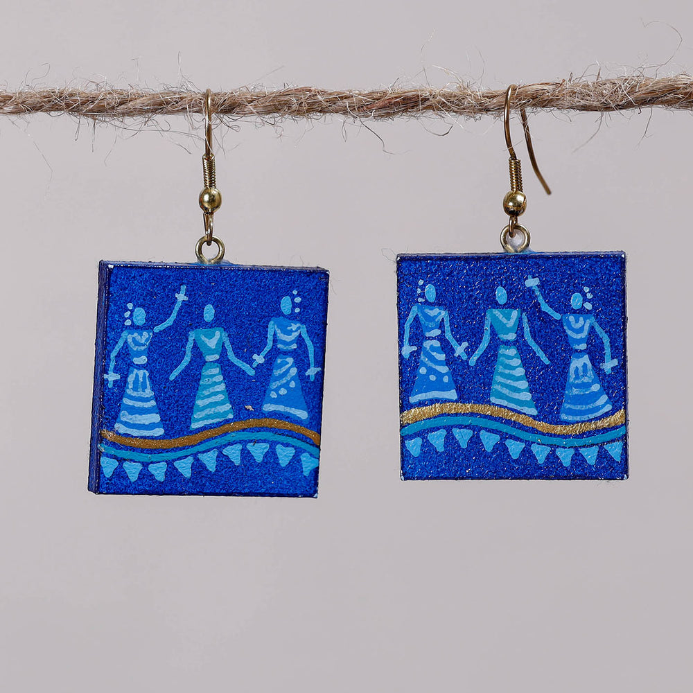 miniature handpainted earrings