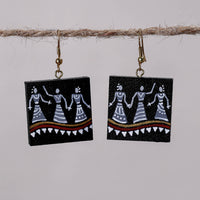 miniature handpainted earrings