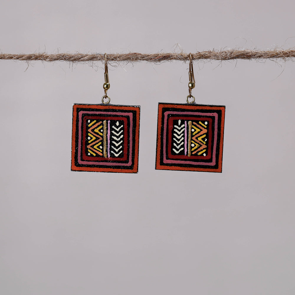 miniature handpainted earrings