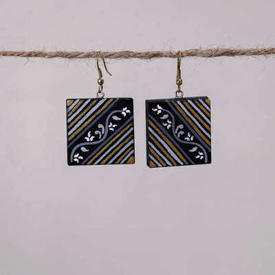 miniature handpainted earrings