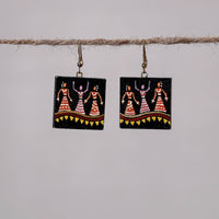 miniature handpainted earrings