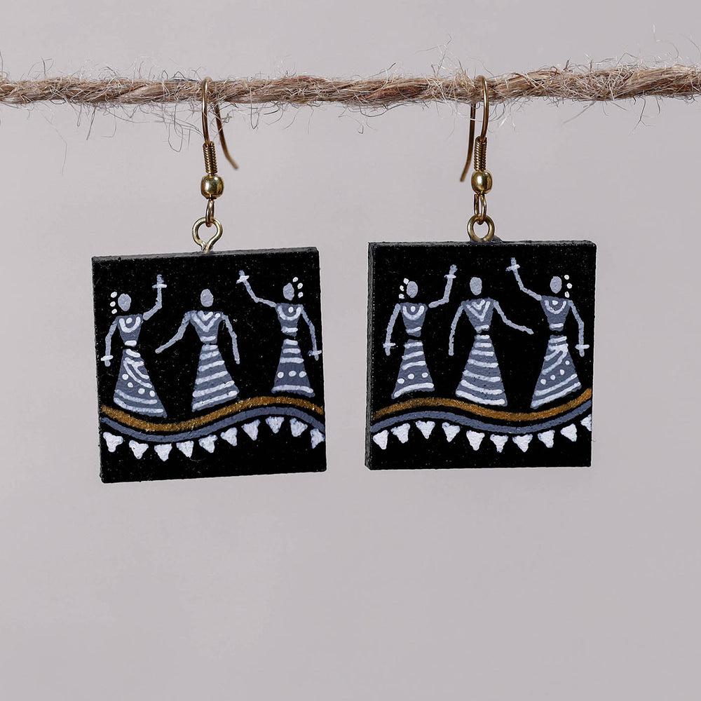 miniature handpainted earrings