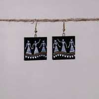 miniature handpainted earrings