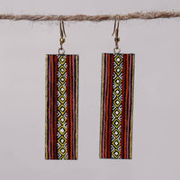 miniature handpainted earrings